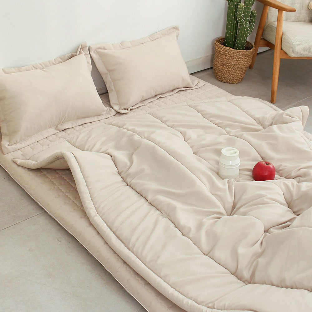 아르떼베딩 바닥에까는 미끄럼방지 누빔 요커버 (요솜없음) 프렌치 5/8cm 공용