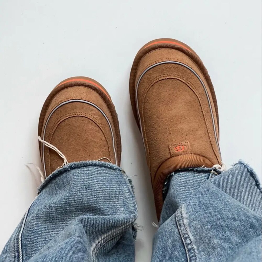 미국 UGG 타스만 칼리 웨이브 슬립온 남녀공용 카멜 1136700 - 상세 이미지 4