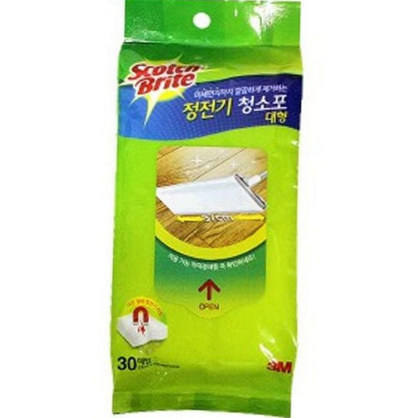 미세먼지 정전기 청소포 마른 일회용 청소포 먼지 제거 생활용품 - 상품 이미지