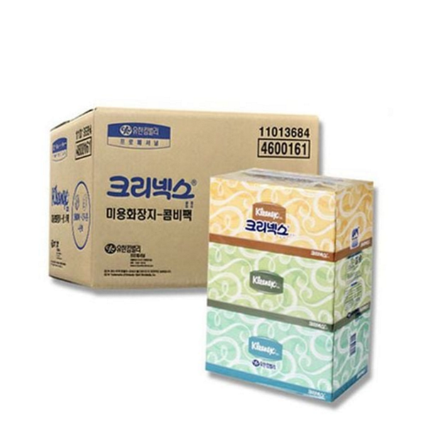 부드러운 각티슈 무형광 미용 곽티슈 화장지 가정용 200매 - 상품 이미지