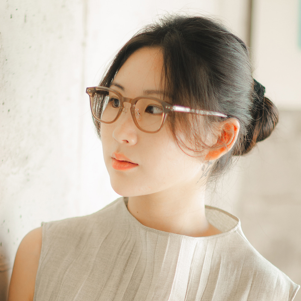 무사경 201 뿔테 안경테 블루라이트 차단 렌즈 스퀘어 사각 안경 이미지 6