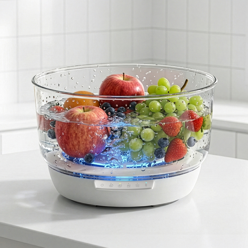 마이니모 과일 야채 버블 무선 살균세척기 6L 브로콜리 세척 제품 이미지