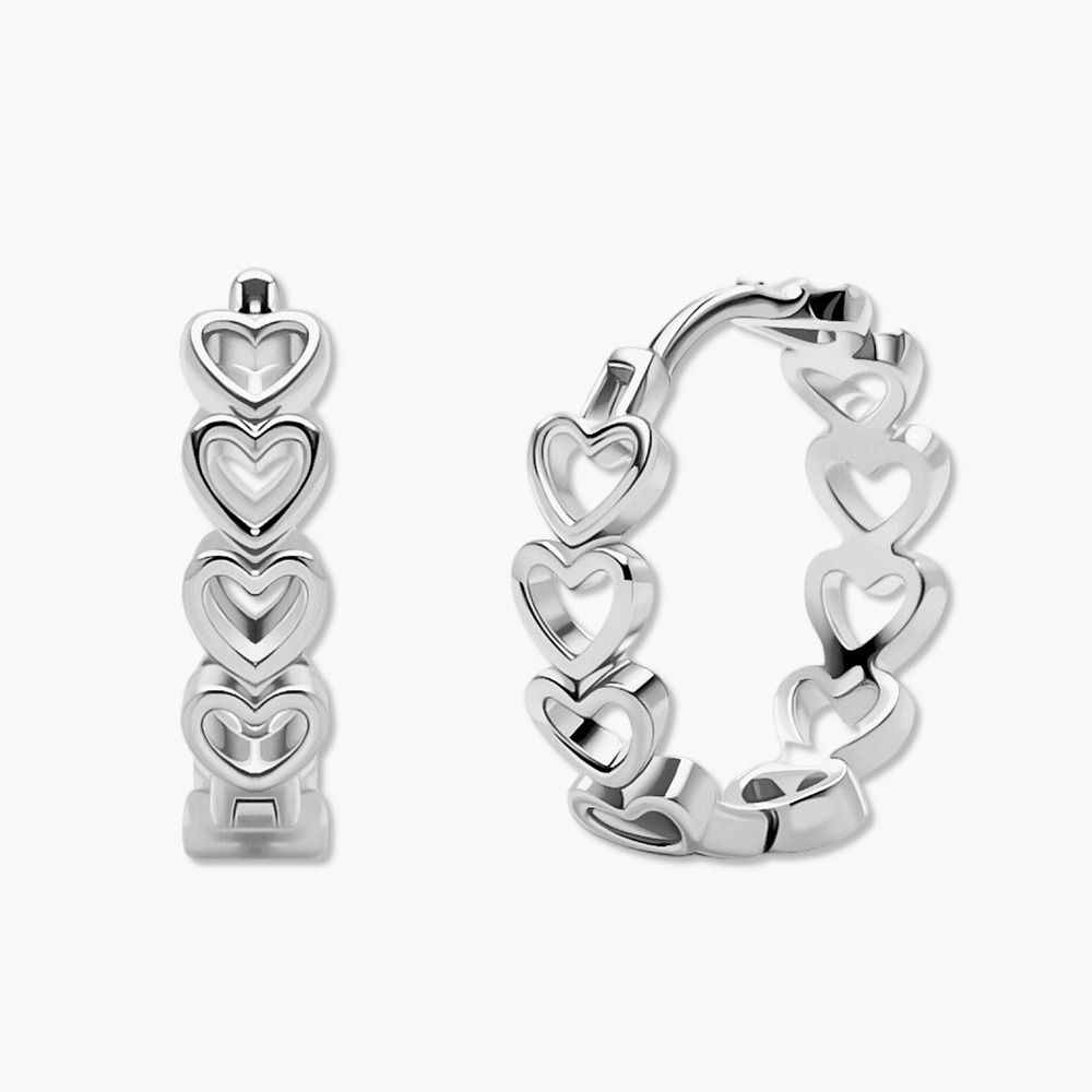 모노그래프 티나 귀걸이 실버 925 MGERS239 Silver Plated - 상품 이미지