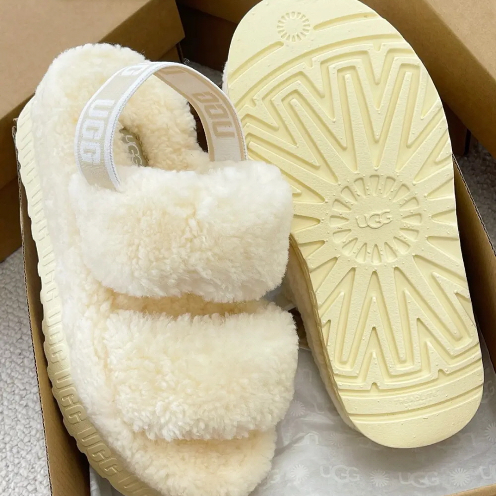 미국 어그 UGG 플러피타 샌들 네추럴 화이트 1120876-nat - 상세 이미지 4