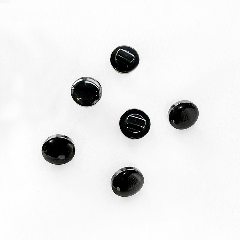 (20p) 10mm 플랫 콩단추 꼬다리단추 - 상세 이미지 2