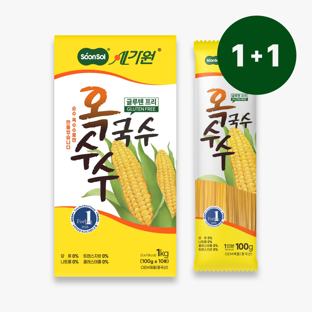 순솔가원 옥수수 국수 면 식단면 3kg - 상세 이미지 3