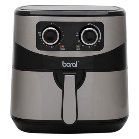 보랄 에어프라이어 7.5L, 실버, HNZ-AF580QK