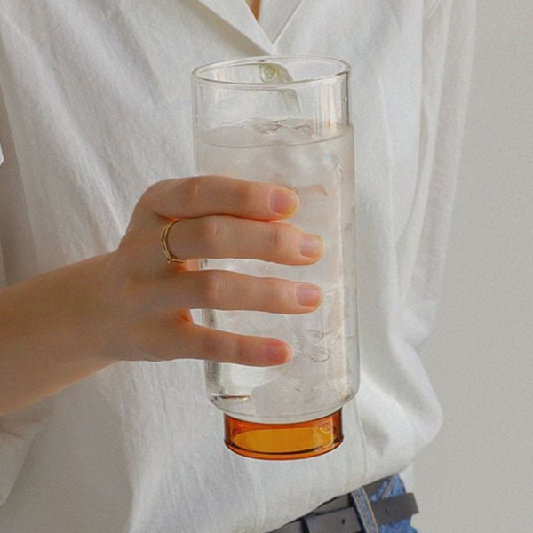 디자인 하이볼 유리 잔 일자 하이볼 맥주 잔 500ml 세트 - 상품 이미지