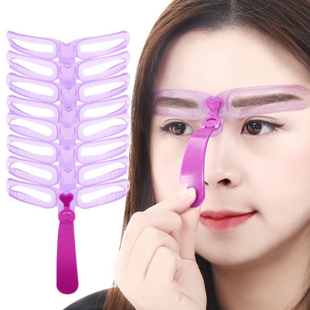 손쉬운 눈썹 그리기 가이드 눈썹틀 8종 - 메인 이미지