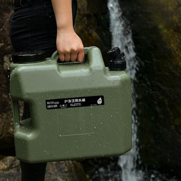 수도꼭지 캠핑 물통 휴대용 캠핑 워터 저그 차박 피크닉