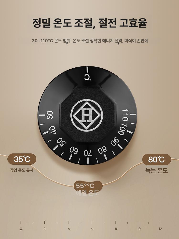 초코 분수기 퐁듀 기계 홈파티 호텔 뷔페 치즈 워머 - 상세 이미지 5