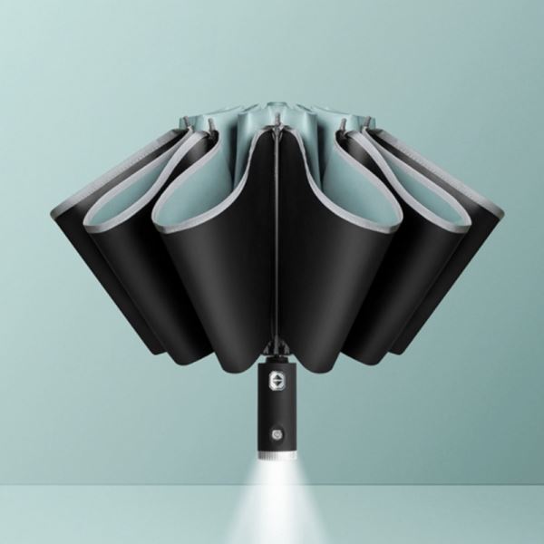 접이식우산 양산 UV차단 거꾸로 우산 완전자동 겸 LED - 메인 이미지