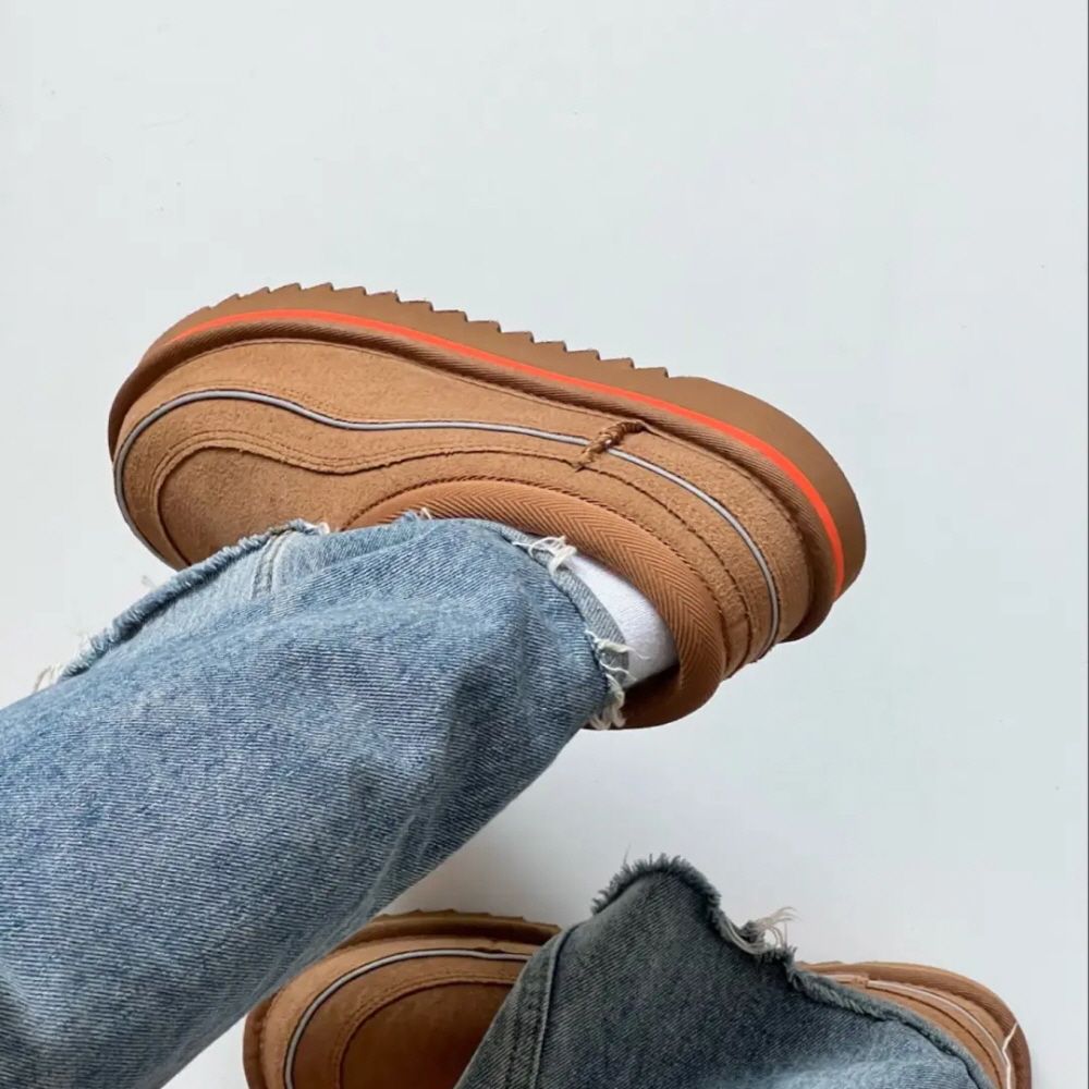 미국 UGG 타스만 칼리 웨이브 슬립온 남녀공용 카멜 1136700 이미지 6