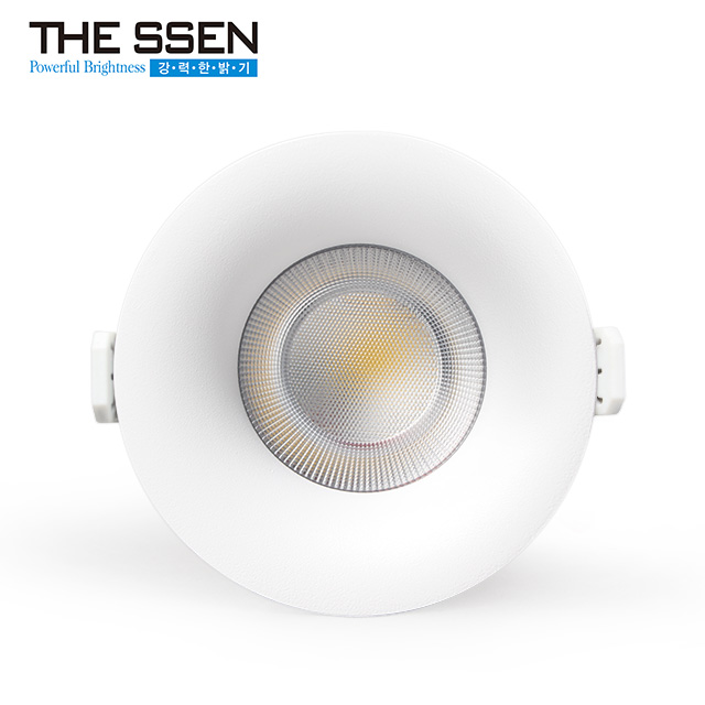 더쎈 LED 다운라이트 델링 7.6cm(3인치) 방수 COB 12W 욕실등 매입등 - 상품 이미지