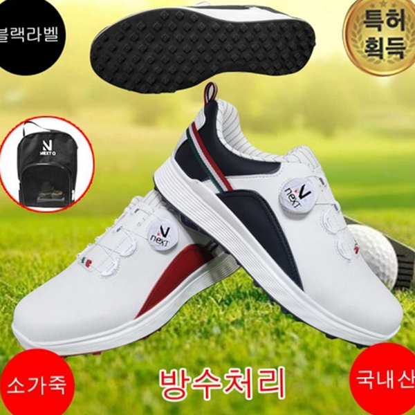 경량 여성 골프화 방수 여자 골프화 스파이크리스 라운딩화 캐주얼화 필드용 - 상품 이미지