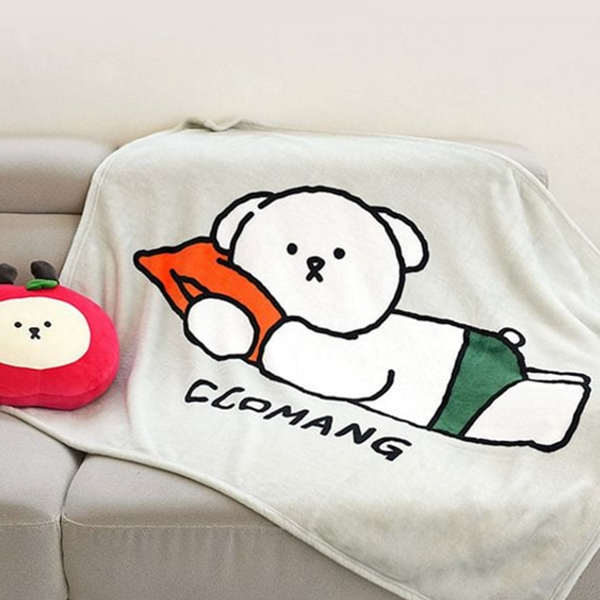 부드러운 따뜻한 담요 휴대용 극세사 담요 낮잠 겨울 - 상품 이미지