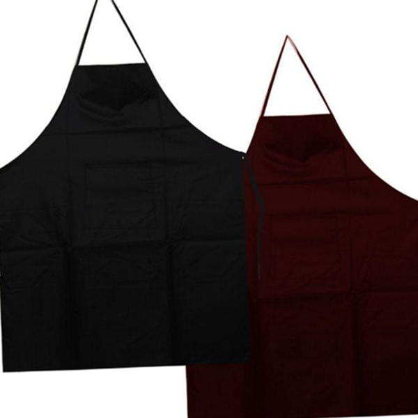 목걸이형 방수 앞치마 바리스타 주방 앞치마 요리 포켓 가정용 중형