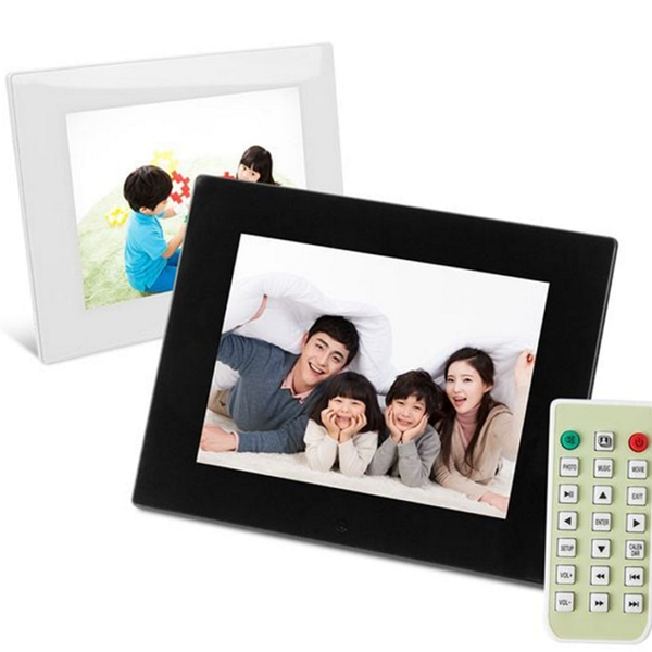 멀티 디지털 액자 슬림 전자 액자 8인치 동영상 블랙 - 상품 이미지
