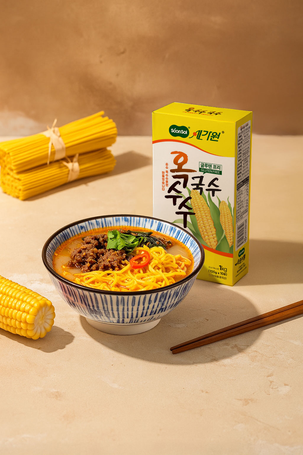 순솔가원 옥수수 국수 면 식단면 3kg - 상세 이미지 5
