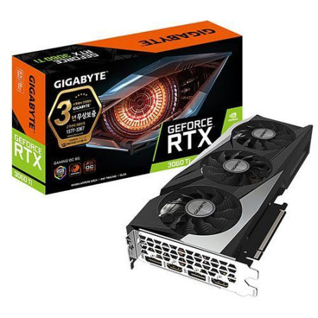 기가바이트 기가바이트 지포스 RTX 3060 Ti Gaming OC V2 D6 8GB 그래픽카드, GV-N306TGAMING