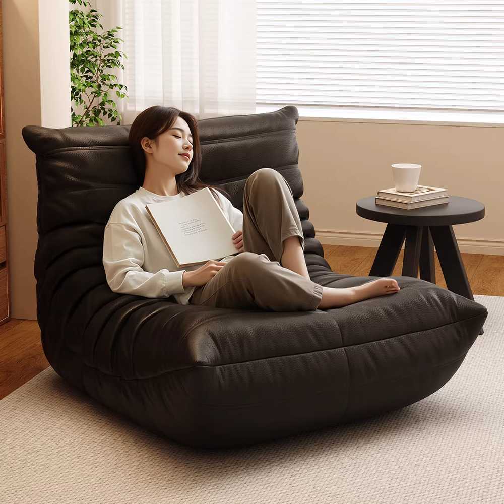주름 소파 휴식 사무실 싱글 가구 빈백 라운지 발코니 대형 - 상품 이미지