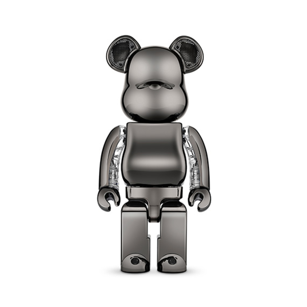 BEARBRICK Audio [베어브릭 오디오] 블루투스 스피커 (400% Chrome Metals Collection) - 상세 이미지 2