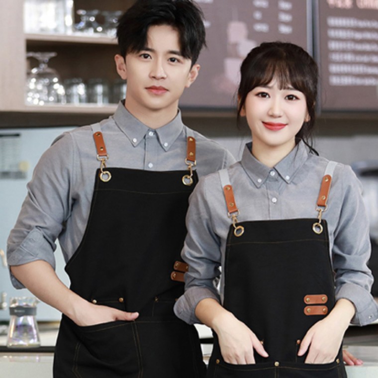 [ABC0262] 캔버스 앞치마/공방앞치마/카페앞치마/미술앞치마 당일발송(로고인쇄가능)