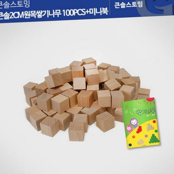 나무 원목 블록 장난감 원목 조각 장난감 - 상품 이미지