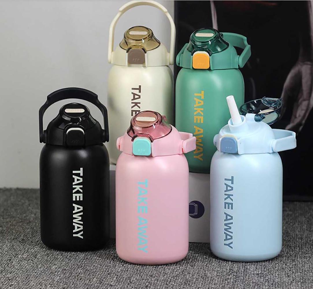대용량 850ml 원터치 핸들 텀블러 스포츠 보틀 - 상품 이미지