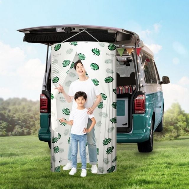 가림막 탈의실 해수욕 캠핑 샤워 커튼 간이 공연 부스 - 메인 이미지