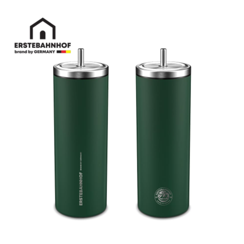 에스테반호프 루헨 바이브 스텐304 텀블러 빨대 차량용 600ml, 그린 - 상세 이미지 2