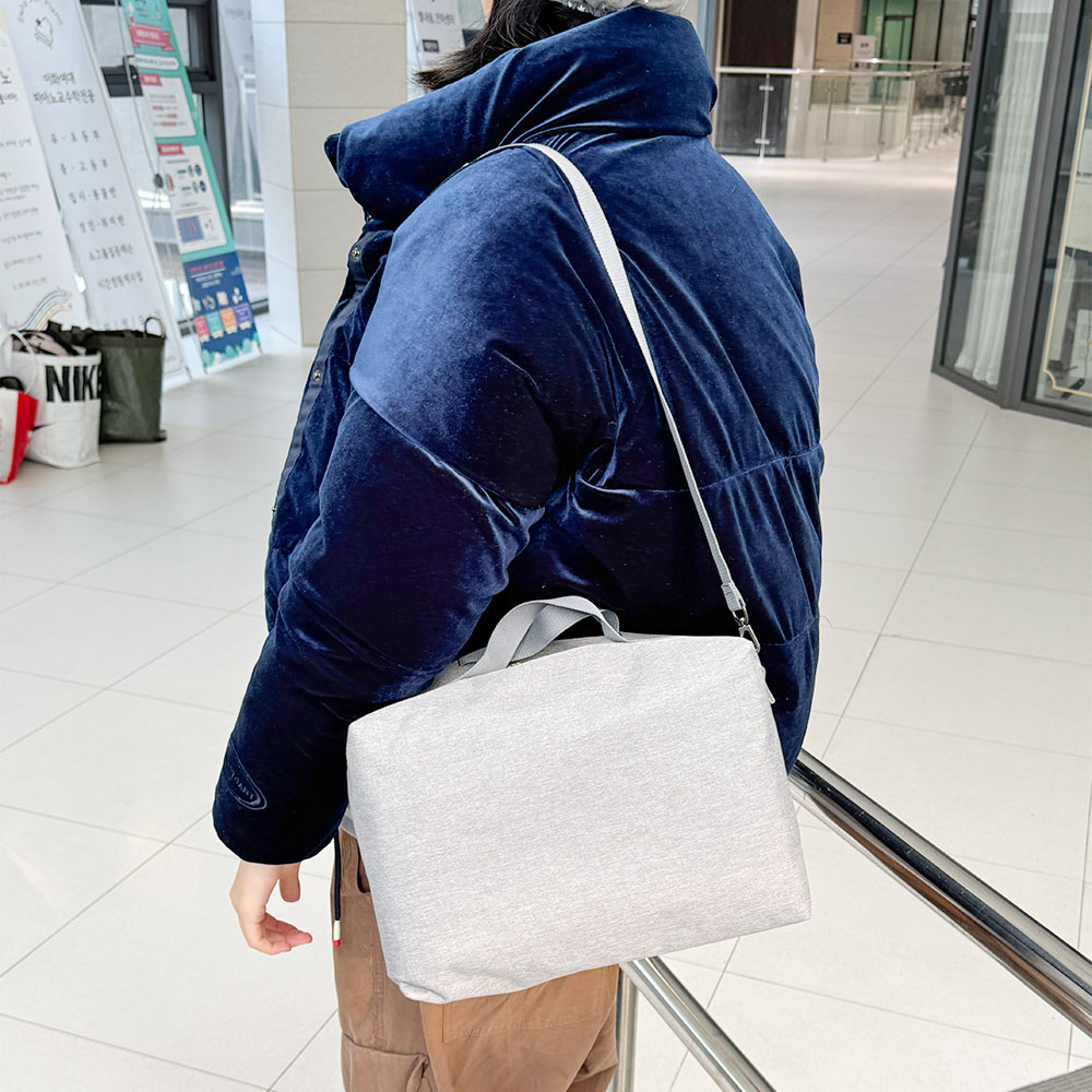 여행용 이너백 대형 파우치 캐리어 수납백 메쉬 분리형 어깨끈 포함 정리백 - 상품 이미지