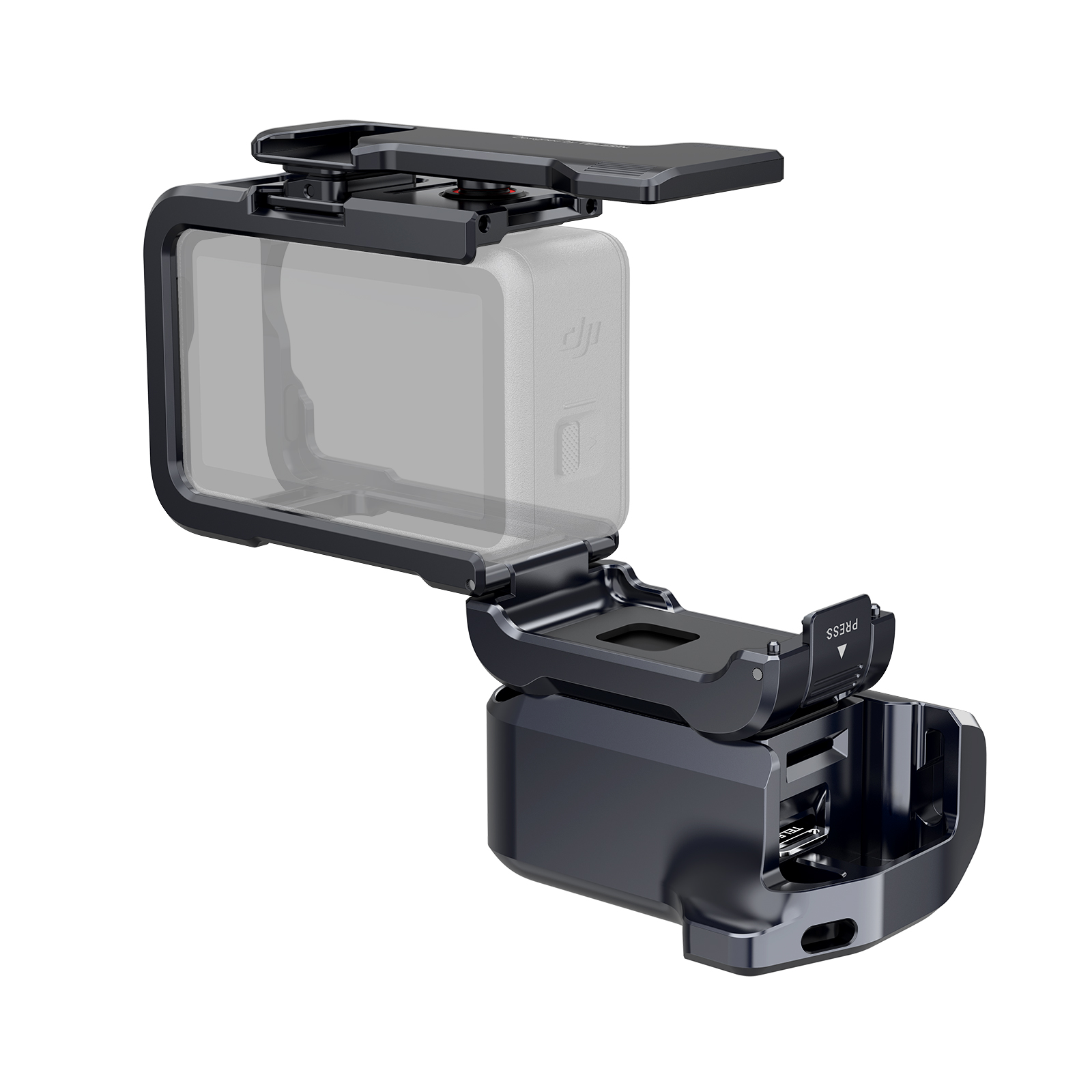 텔레신 FMS-36 DJI 오즈모 액션6 전용 액션캠 스냅 촬영 메탈 케이지 프레임 그립 이미지 7