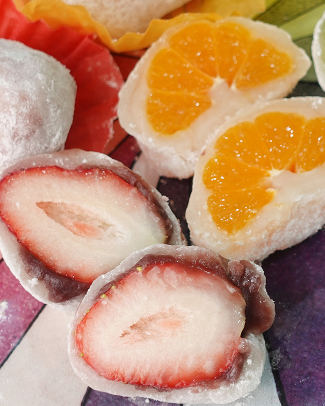 ▪️수제 딸기모찌 귤모찌 세트구매 하러 가기 🍓🍊