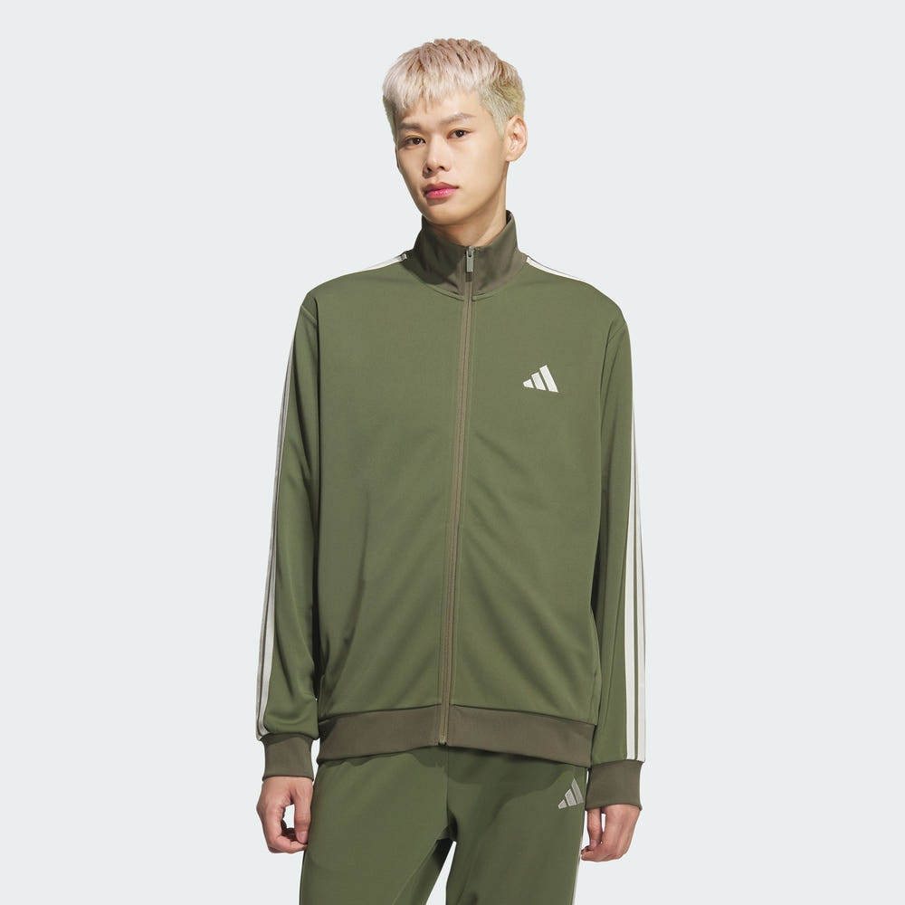 아디다스공식온라인스토어 아디다스 3 STRIPES REGULAR FIT DOUBLE KNIT 트랙탑 KR6433