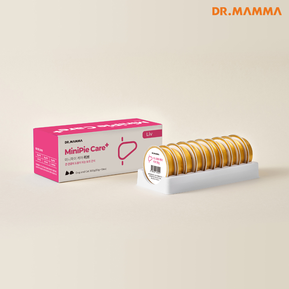 닥터맘마 미니파이 케어 강아지 고양이 습식간식 리브(간), 300g, 1개 제품 이미지