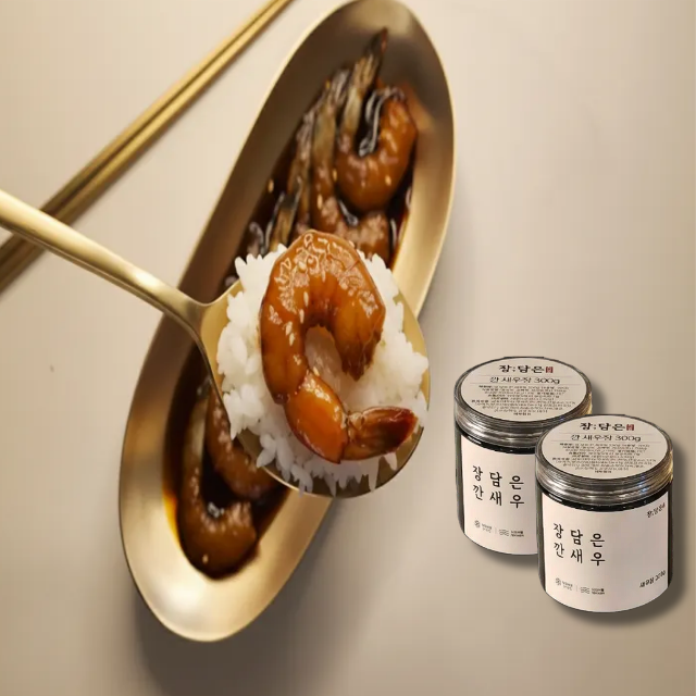[장담은] 간장 새우장 깐 순살 대하장 300g, 2개 - 상품 이미지