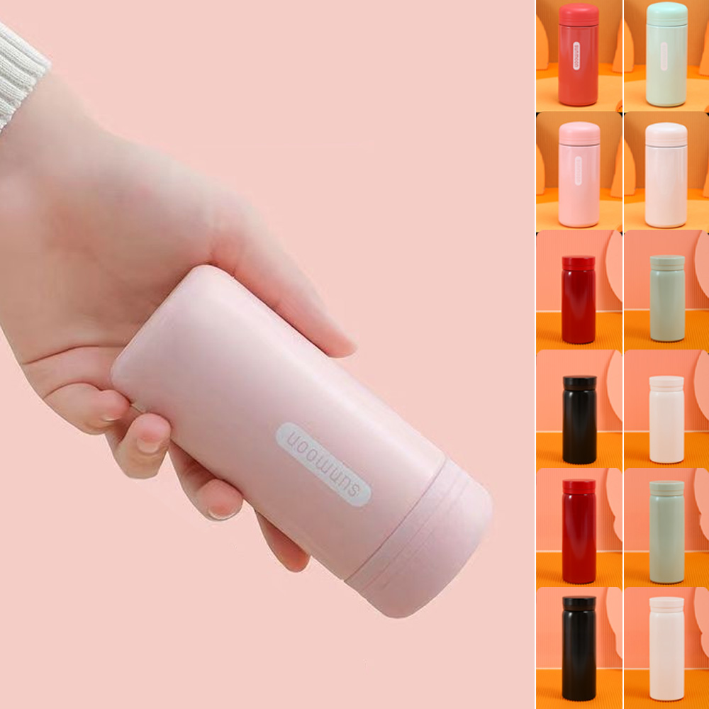스텐 미니텀블러 보온 보냉 예쁜 에스프레소 초등학생 가벼운 작은 소형 150ml - 상품 이미지