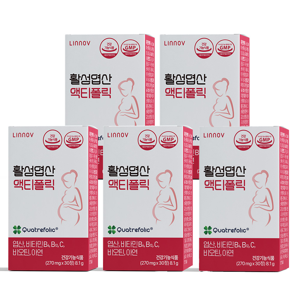 리노브 4세대 활성엽산 액티폴릭, 150정 - 상품 이미지