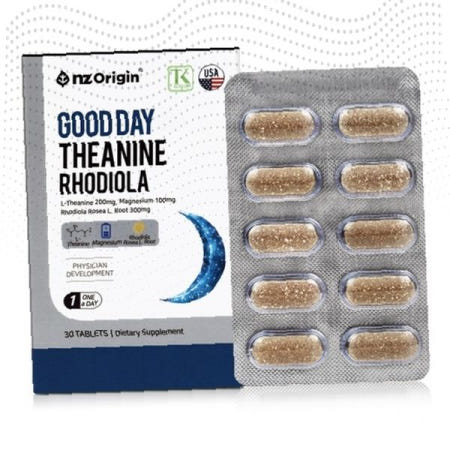 테아닌 홍경천 복합 영양제 스트레스 집중력 향상 마그네슘 함유 기능식품 정제 캡슐