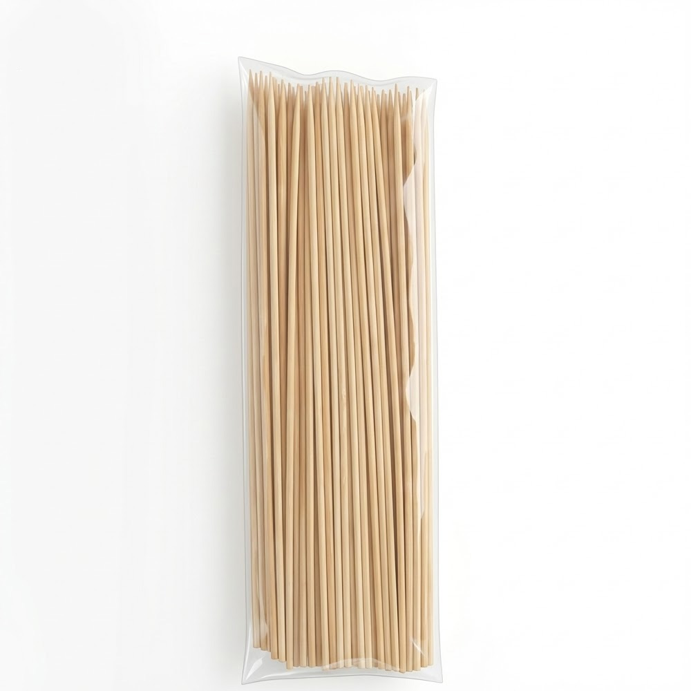 대나무 오뎅꼬치 나무꼬지 오뎅꼬지 꽂이 어묵꼬챙이 막대 40cm 100개 - 상품 이미지