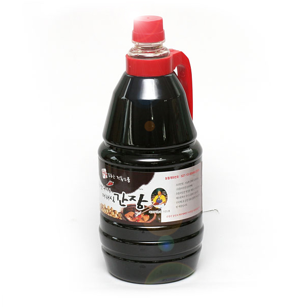 장담아 재래식간장 1.8L 국간장 미역국 등 찌개나 나물 무침 등에 유용 아이스팩포장 - 상품 이미지