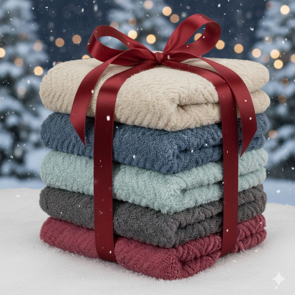 호텔수건 먼지없는 주방 욕실 선물 코마사 40수 200g 답례품 헤링본 더착한 수건