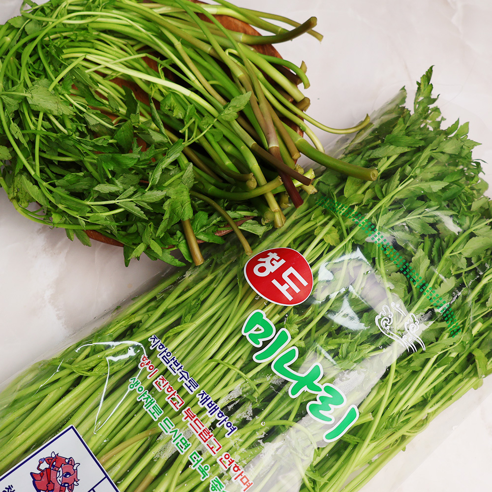 오늘신선 당일수확 산지직송 청도 미나리 500g 1kg - 상품 이미지