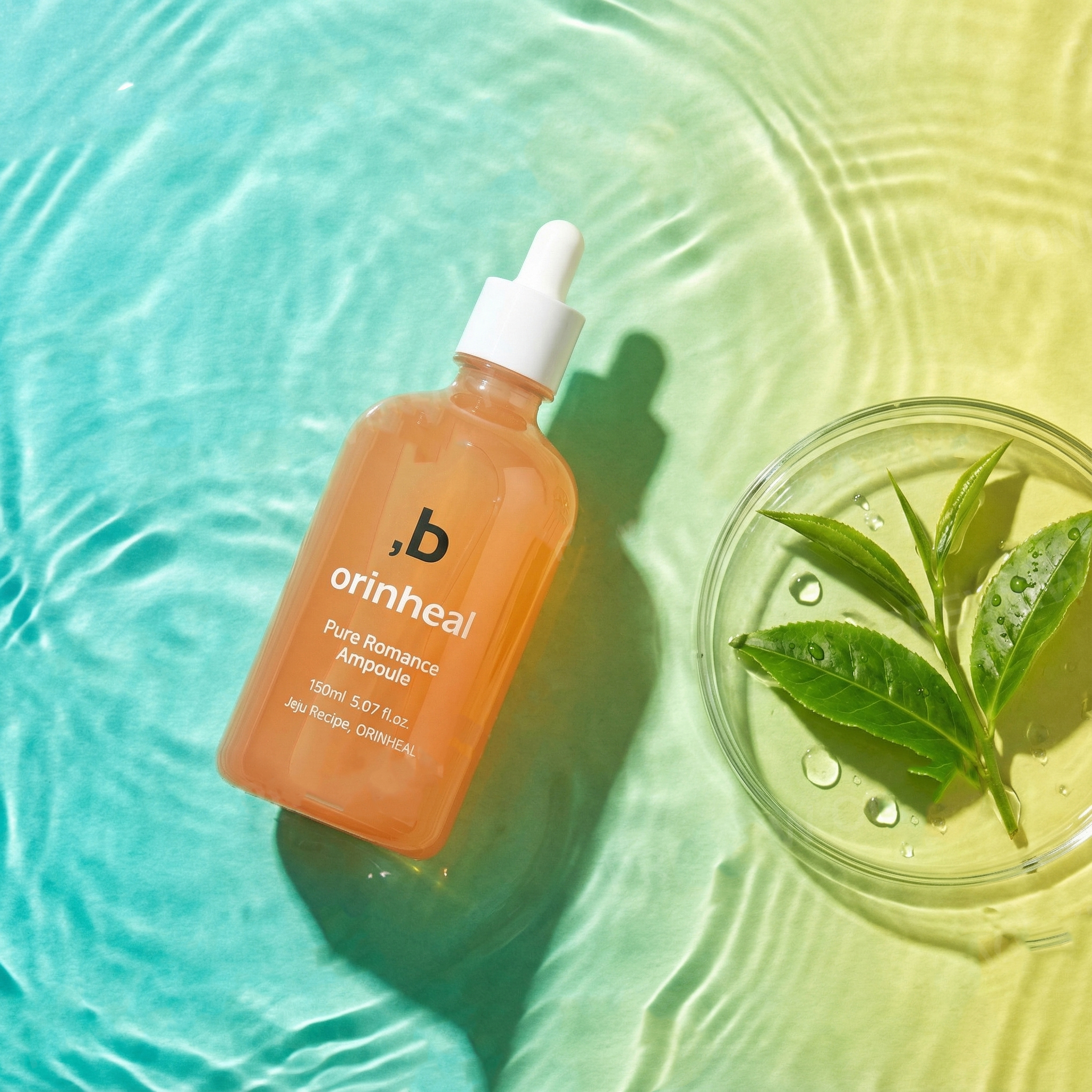 오린힐 퓨어 로망스 앰플 150ml 대용량 미백 주름개선 이중기능성 피부저자극테스트 완료 이미지 6