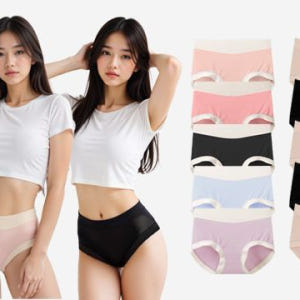 밀라노 투톤 모달 여성속옷 편한 노라인 심리스 햄라인 쿨 하이웨스트 면 ... 착용 후기 | 사이즈/핏 총정리 - 상품 이미지 4