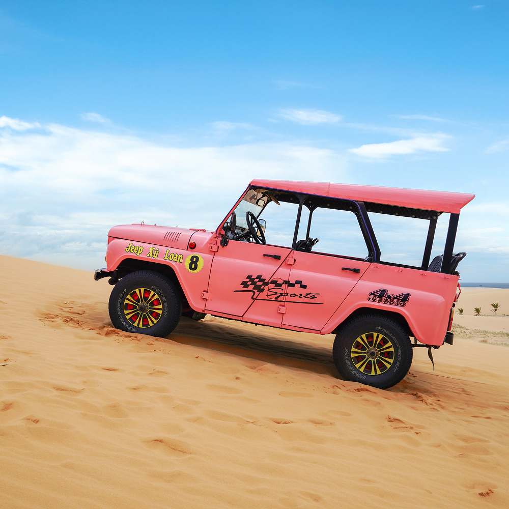 [단독차량] 나트랑 판랑 사막투어,지프카/샌드보드 포함