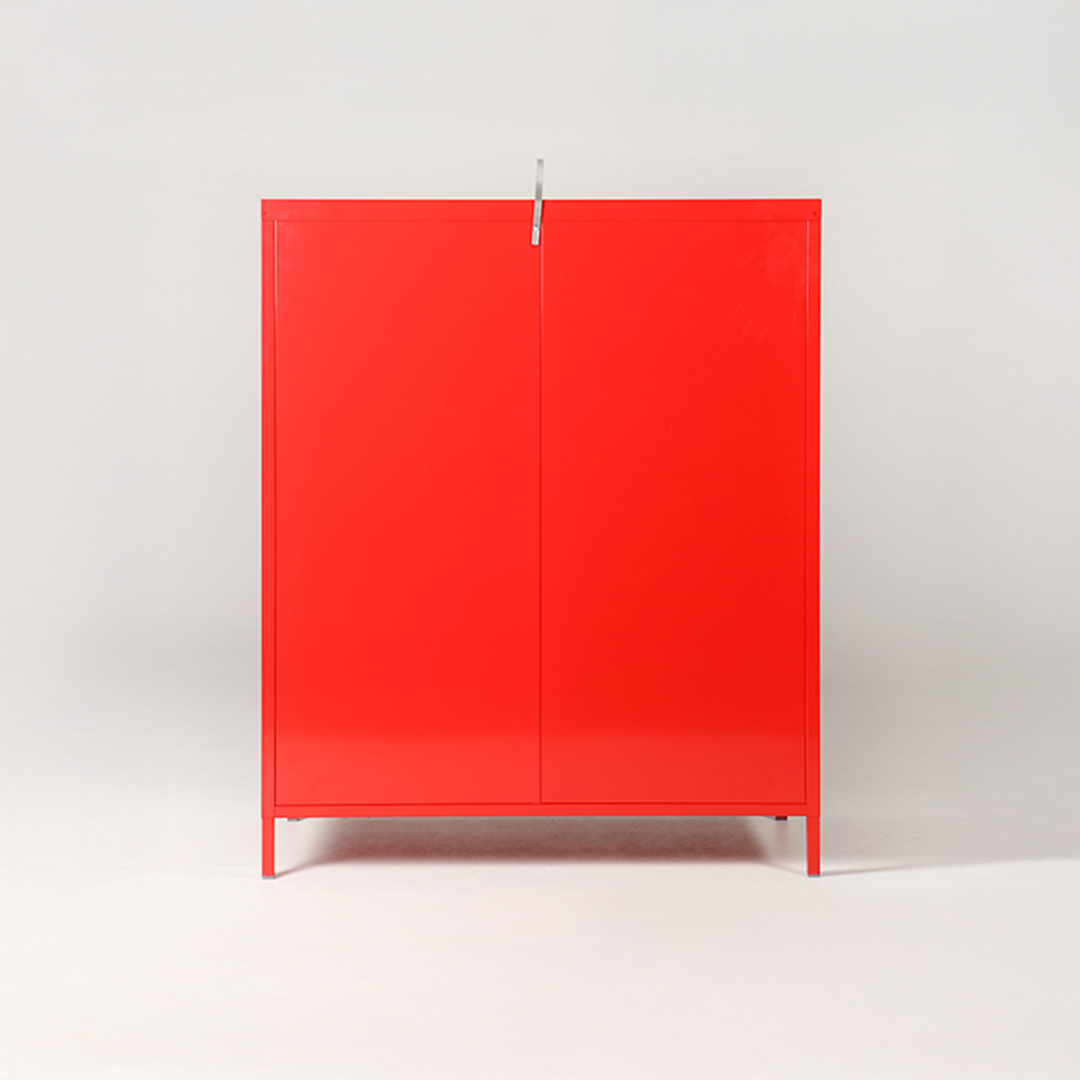 MKB 캐비넷 4문 수납장 9131110 913x455x1110mm, 2단, 레드 8618.9340 이미지 7