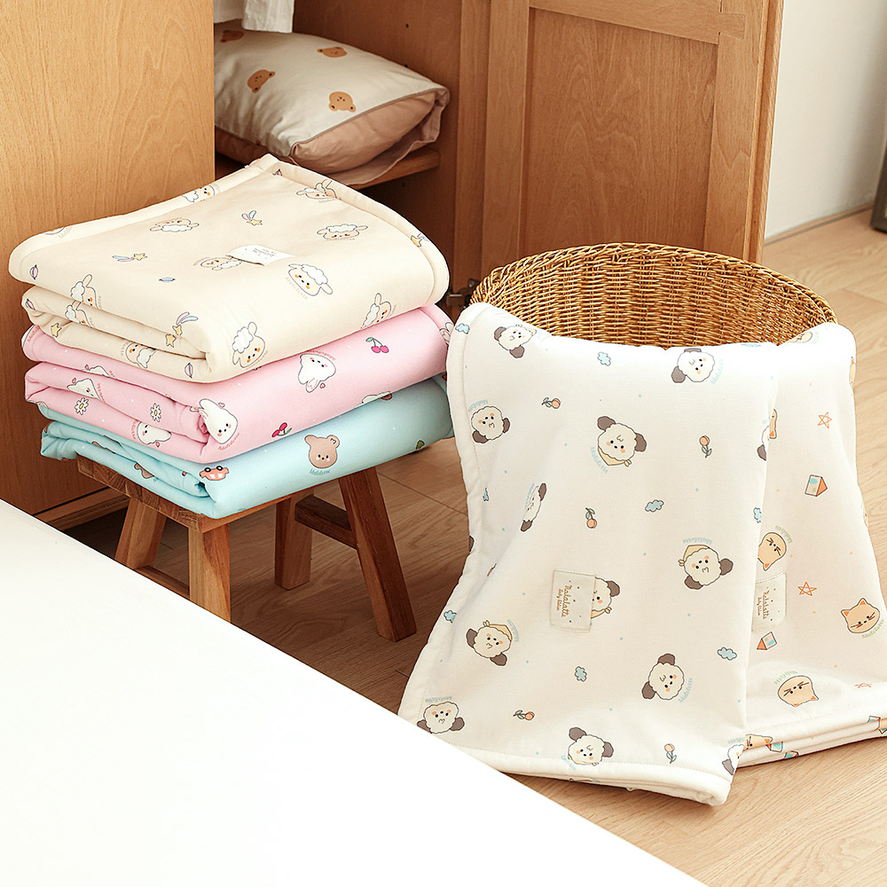 마롤로뜨 아기 블랭킷 아기이불 극세사 겨울 신생아 담요 마롱이 M 65x90cm 이미지 6