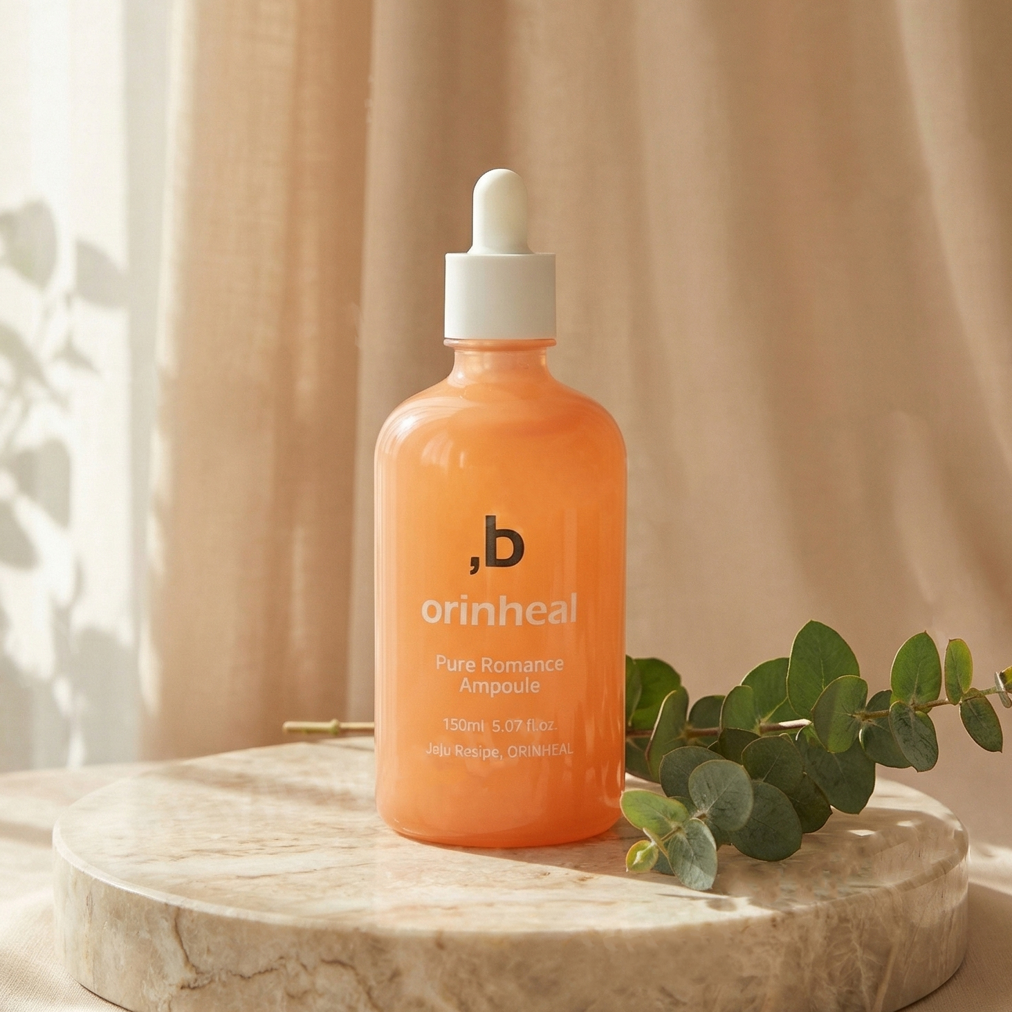 오린힐 퓨어 로망스 앰플 150ml 대용량 미백 주름개선 이중기능성 피부저자극테스트 완료 - 상품 이미지